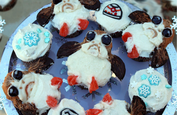 Porg Cupcakes