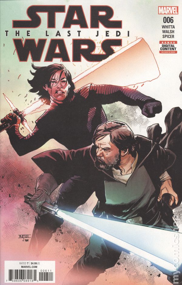 The Last Jedi Comic Book Cover
