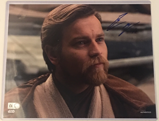 Ewan McGregor Exclusive Star Wars Celebration 2019 Autograph