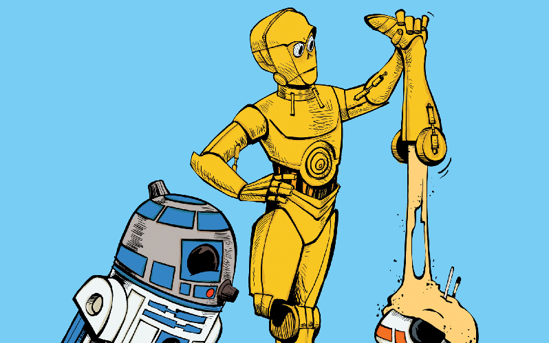 Star Wars C-3PO Does Not Like Sand