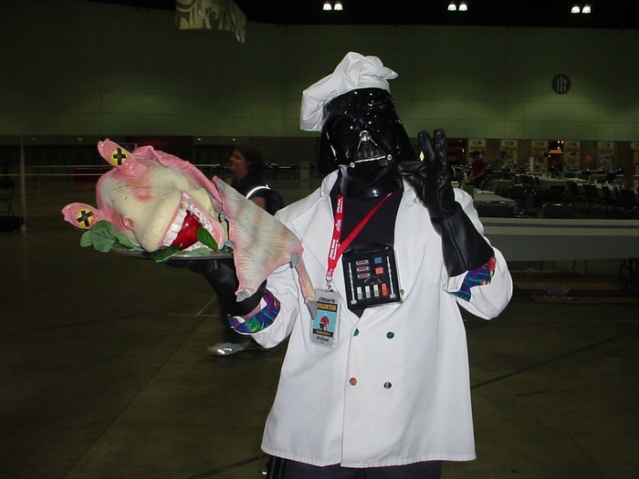 Chef Vader serving Jar Jar2.JPG