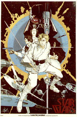 Star Wars New Hope Poster. NAME: A New Hope - The Chaykin