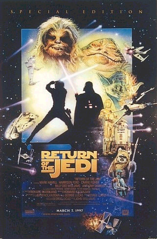 MOVIE POSTER 24" x 36" SPECIAL EDITION STAR WARS RETURN OF THE JEDI 