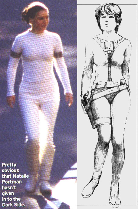Having just viewed the new spy photo of Natalie in costume, I noticed a 