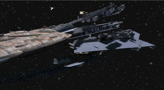 Executor Star Wars. Destruction of what appears to be an Executor-class ship in a possible outcome of the Rebellion