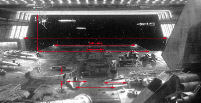measurements in Home One hangar