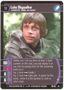 Luke Skywalker (O) - #58 - Uncommon