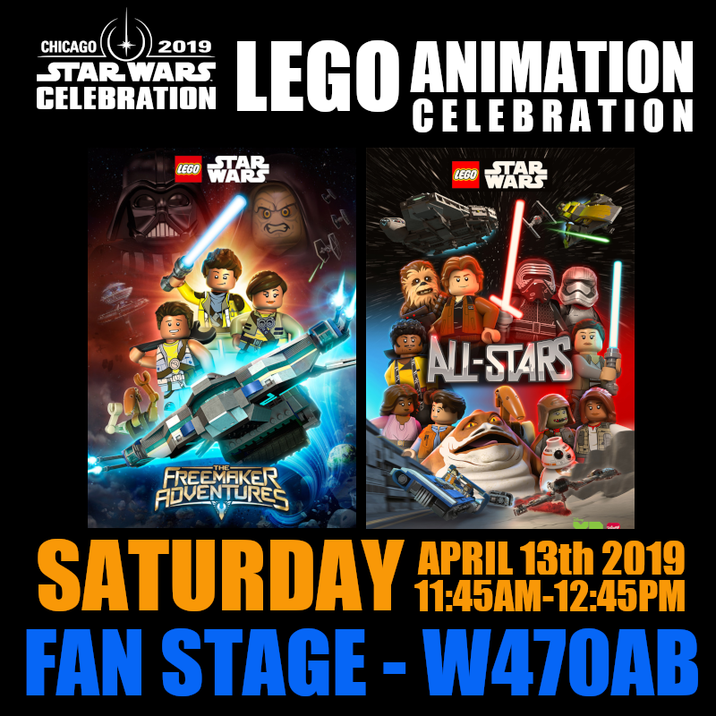 Star Wars LEGO Animation Panel Star Wars Celebration 2019 Chicago