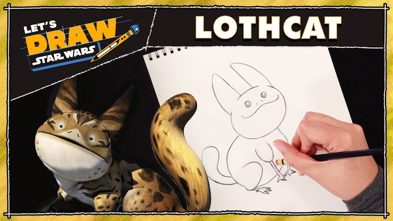 Draw Star Wars How To Draw A Loth Cat
