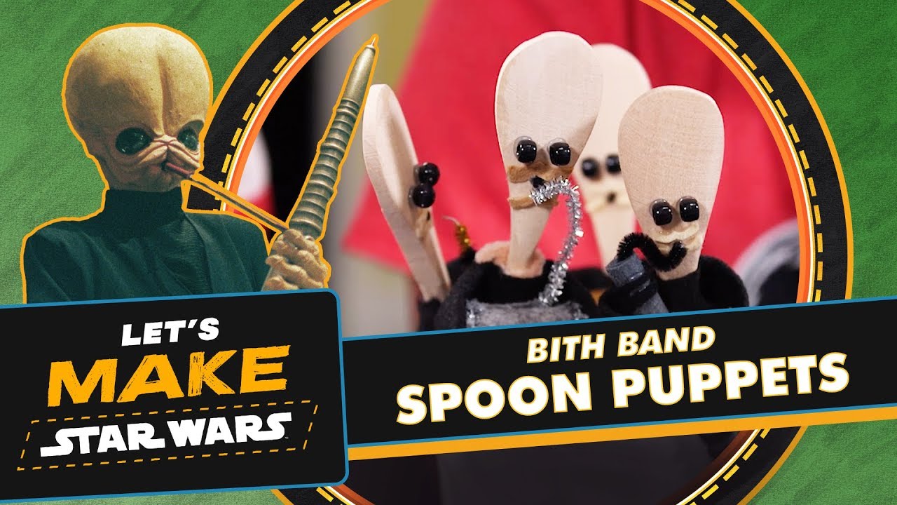 How To Make Cantina Band Spoon Puppets