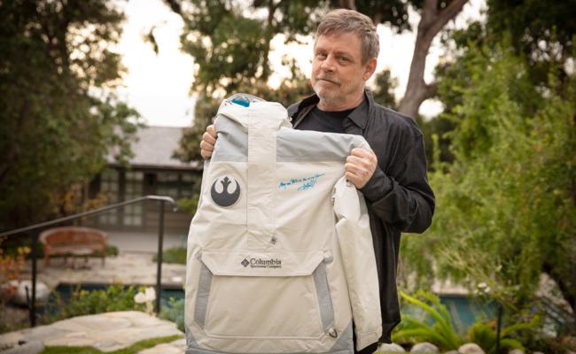 Mark Hamill Signs 25 Special-Edition Star Wars Jackets For Columbia Sportswear
