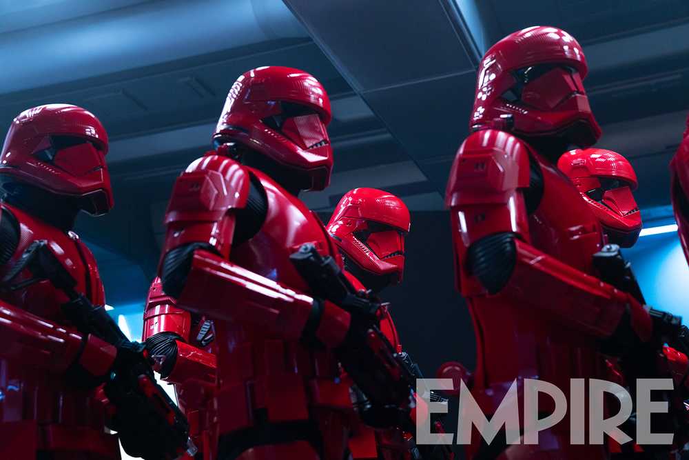 Red Sith Troopers from Star Wars the Rise of Skywalker