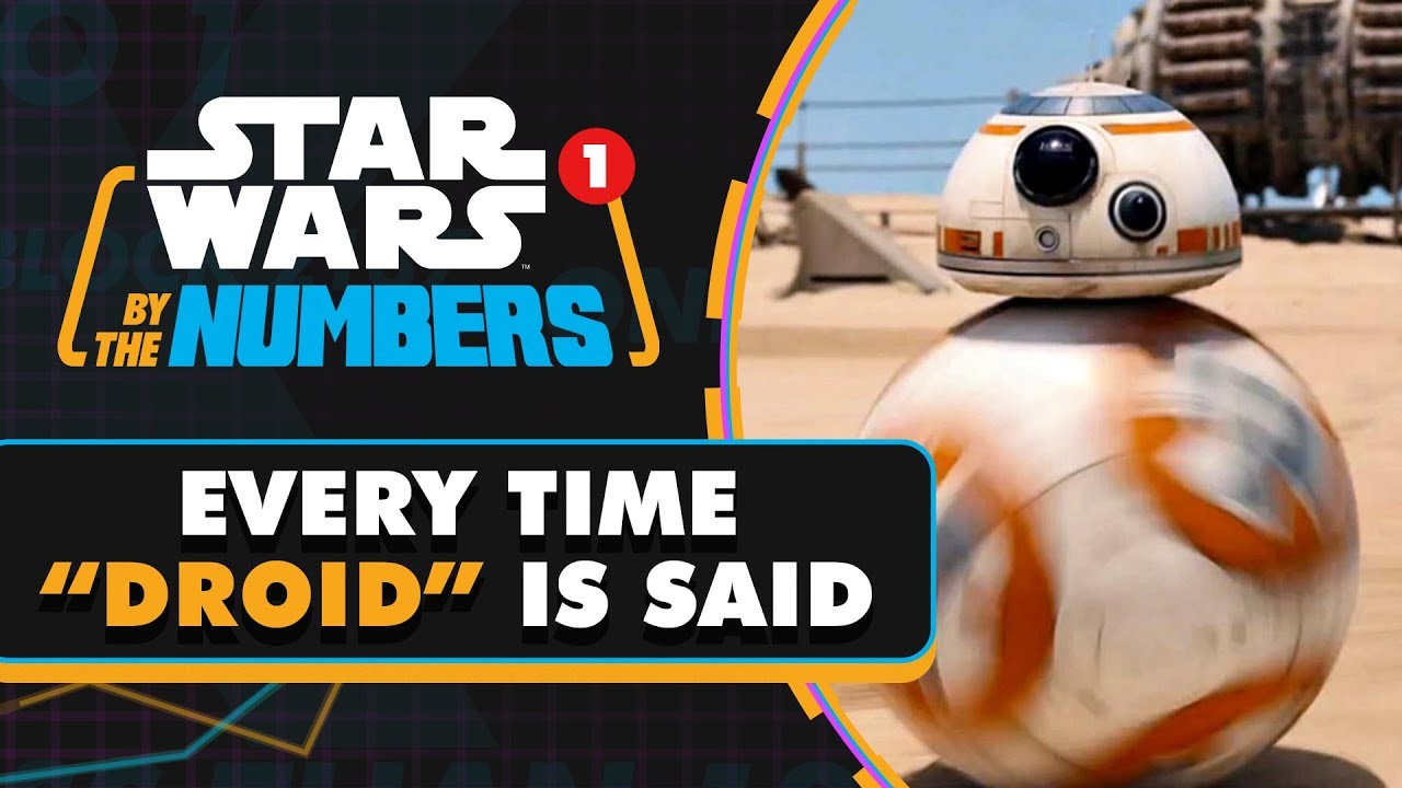 Star Wars By the Numbers Every Time Droid Is Said In The Star Wars Movies